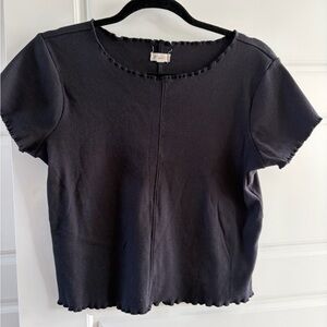 Pilcro Black Baby Tee